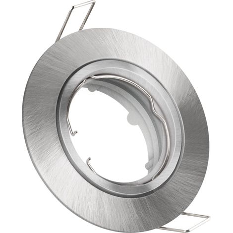 Kit d'anneaux pivotants ronds en nickel matel