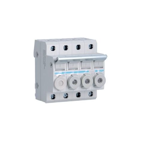 Porte-fusible combiné 3P+N 20A 380V L38 4M avec cartouche (L95400) (1/2)