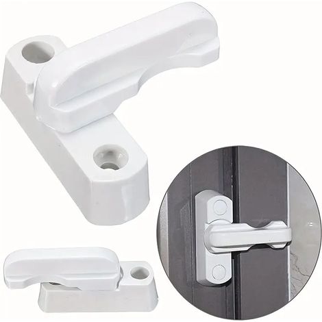 Verrou de sécurité antivol en acier inoxydable pour fenêtre, destiné à une installation domestique et à un usage quotidien.-AquaForge (1/5)