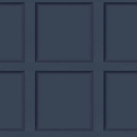 Navy Blue Wood Panel Effect Wallpaper Holden Decor Modern Contemporary (1/4)
