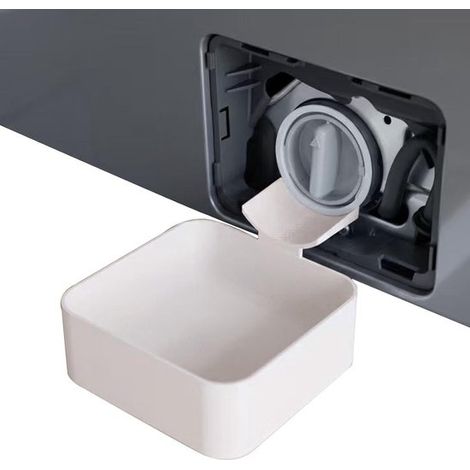 Bac de récupération pour lave-linge, bac d'égouttage, imprimé en 3D, étanche, 12 cm, bac de récupération des eaux de fuite, récupération d'eau en silicone. (1/5)