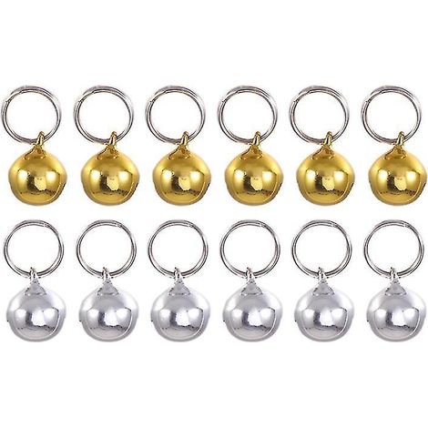 12 perles et grelots en vrac