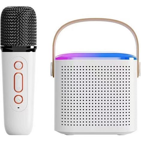 1 haut-parleur Bluetooth, sans fil, portable, pour karaoké maison/enfants/extérieur, grand volume (1/5)