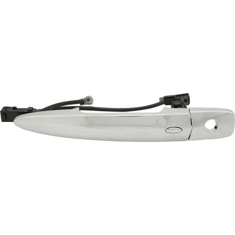 Manija exterior delantera izquierda de la puerta del conductor para Nissan Leaf 2011-2017 – Plástico cromado – Sin cerradura – Fácil reemplazo (1/5)