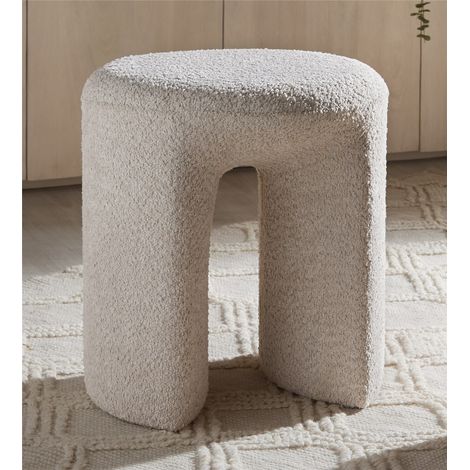 Tabouret Tau Soft Curl Beige 44Dx47 Cms (1/3)