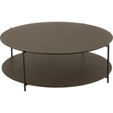 Table Basse Design "Rodolfo" 113cm Marron Foncé (1/5)