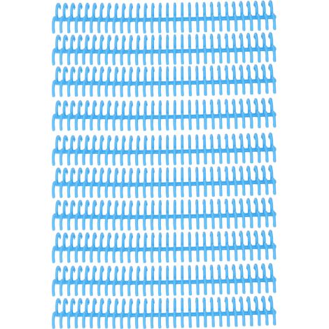 10 Anneaux de Reliure Plastique 30 Trous 22mm Ø Intérieur Résistant Bleu, Lot de 10 (1/5)