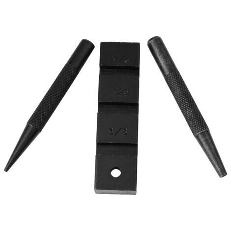 PA Disjoncteur De Chaîne Poche, Outils De Réparation De Chaîne De Tronçonneuse Professionnel Réparation Lien Scie Tronçonneuse à Outil Ensemble Maillons Kit En Acier Au Carbone Trousse Maillo (1/4)