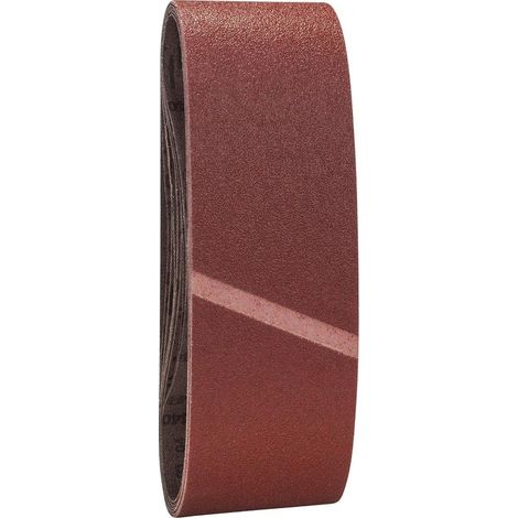 Accessories Set de 9 abrasifs pour Ponceuse à bande 75 x 533 mm Grains 3 X 60 + 3 x 80 + 3 x 100 (1/5)