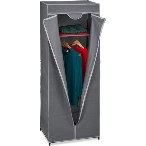Filiyano-Armoire en tissu avec penderie (1/5)