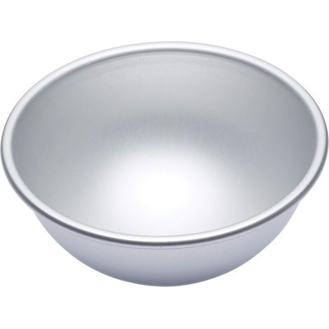 MasterClass Teglia per Dolci Hemisphere anodizzata Argento, 15,5 x 7,5 cm (1/4)