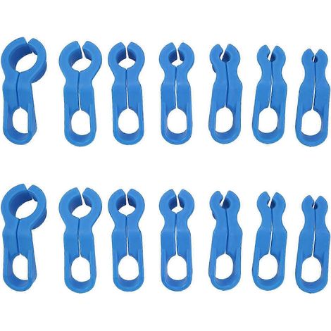 Outil de déconnexion de conduite de carburant AC, kit de 14 raccords rapides universels pour conduites de carburant, outil de démontage du tube du refroidisseur d'huile B-top WHBYV (1/4)