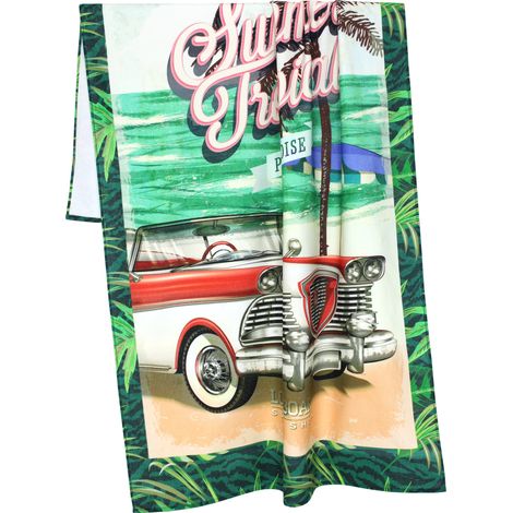 Drap de plage 100x180 cm POMPANO BEACH multicolore (1/5)