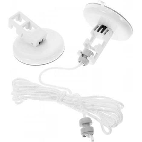 Corde à linge rétractable portable avec corde épaisse renforcée pour le camping et l'utilisation en intérieur, 10 mètres (1/5)