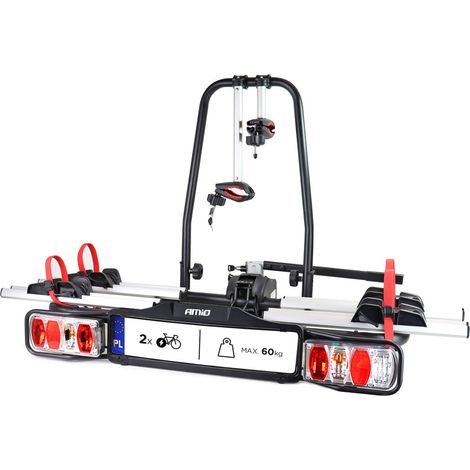 Porte-vélos sur attelage - Vélo électrique - 2 vélos TBC-02/2 amio-02585