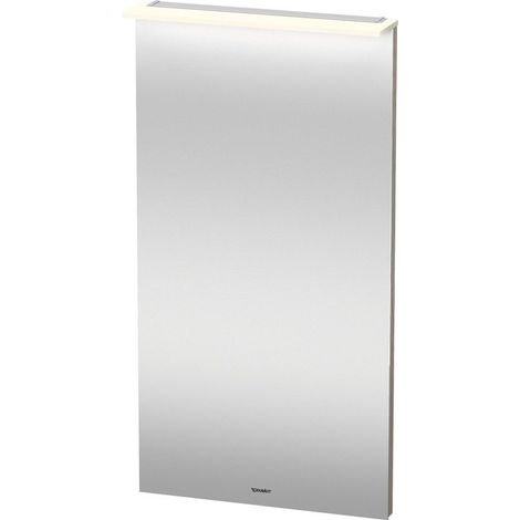 Espejo Duravit X-LARGE con iluminación 860x450x105mm pino plateado
