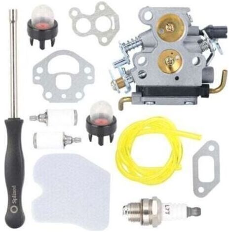 Carburateur Zama C1T-W33 pour tronçonneuses Husqvarna 235, 235E, 236, 236E, 240 et 240E, équipé d'un tournevis de réglage et d'un filtre à air. Remplace les références 574719402 et 5450726 (1/4)