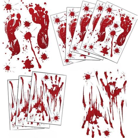 Autocollants Tatouages Adhésifs - NIKCORP - Halloween - 126 pièces - Effet réaliste - Faciles à poser (1/5)
