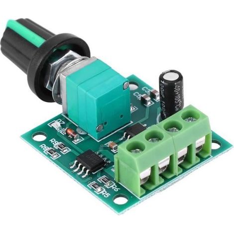 Contrôleur De Vitesse Moteur - PWM DC 1.8-12 V 2 A - Pour Moteurs Électriques Basse Tension - 1 Pièce (1/4)