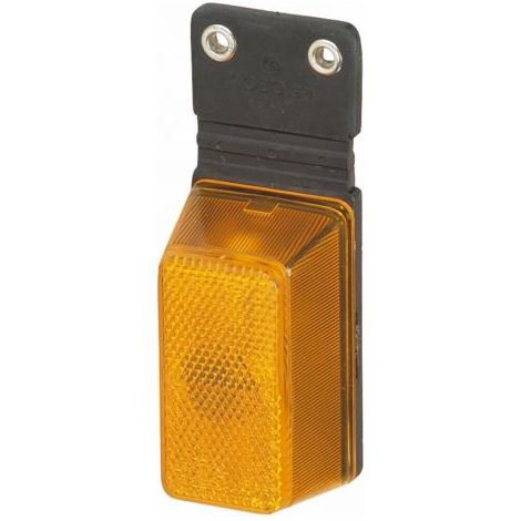 FANALE FANALINO LUCE DI INGOMBRO LATERALE ARANCIONE PER CAMPER TRATTORE (29413) (1/2)