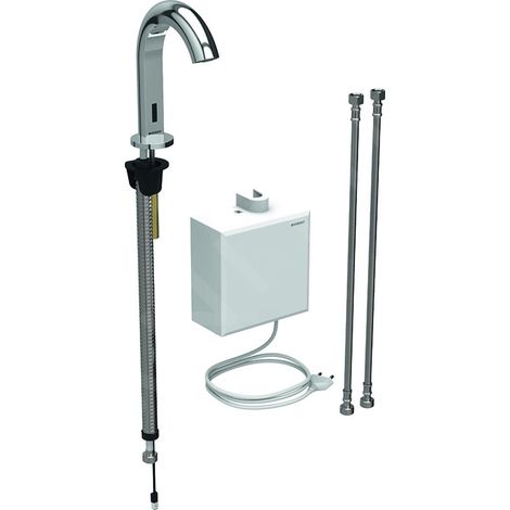 Geberit 116162211 Piave robinet mélangeur WT, montage sur pied, réseau (1/4)