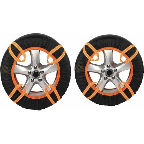 Chaussettes Neige Voiture pour Citroën Jumpy/Spacetourer (I II III 1994-2025 2026), Installation Facile & Rapide, Dispositif Antidérapant Efficace sur Neige et Verglas,2PCS (1/5)