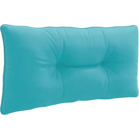 Coussin de dos PUTTEN 100 % polyester Turquoise 70 x 40 x 10 cm vidaXL (1/5)