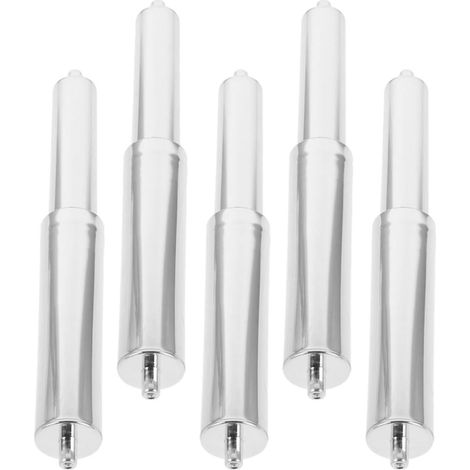 Lot de 5 broches de réparation en plastique argenté pour porte-papier toilette, avec design à ressort, compatibles pour cuisine et salle de bain (1/5)