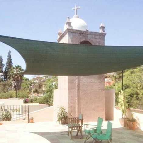 TENDA A VELA QUADRATO DA SOLE OMBREGGIANTE TELO PARASOLE GIARDINO 3x3 mt 414