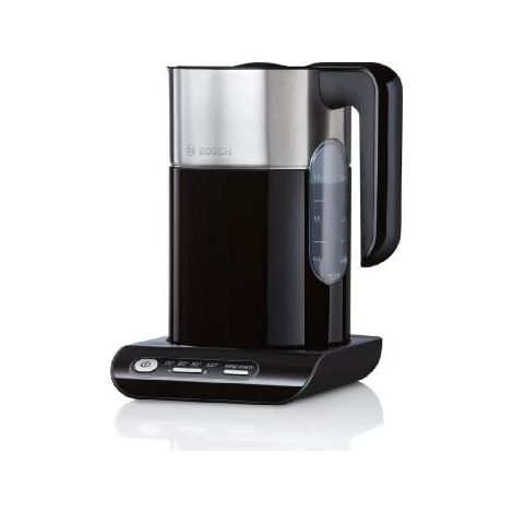 Bosch TWK8613P Styline Bollitore Elettrico 1,5 L 2400 W Base 360° Filtro Anticalcare colore Nero (1/5)