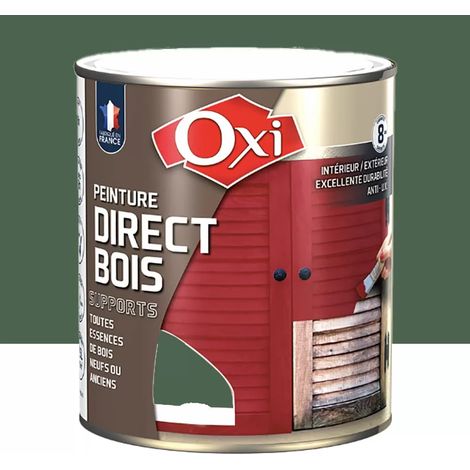 Peinture Direct Bois OXI Vert jardin 2,5 L (1/6)