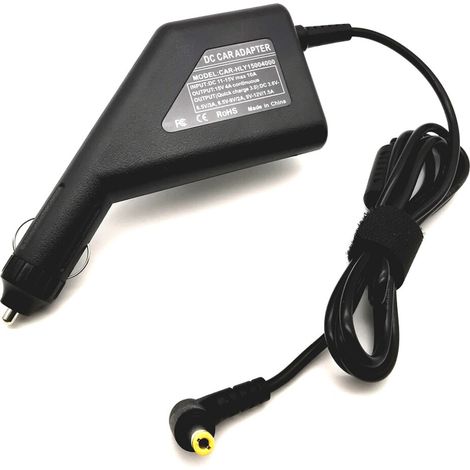 Chargeur adaptateur de voiture pour ordinateur portable DC 15V
