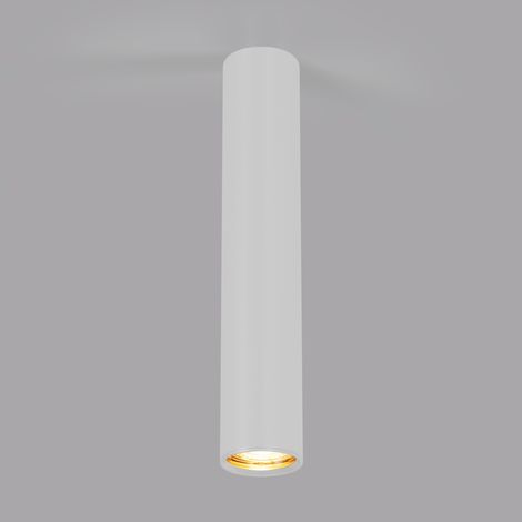 Plafonnier aluminium "Sandy 30" - 30cm - GU10 - Blanc