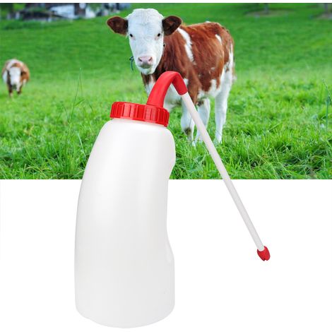 4L längliche Kälberfütterungsflasche mit Magensonde. (1/5)