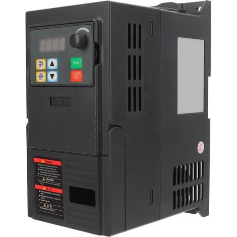 Frequenzumrichter für kleine Motoren, Universal-Vektorumrichter, Drehstromeingang 200–240 V, Drehstromausgang 0–240 V, 1,5 kW, mit RS485-Kommunikation und Bremseinheit