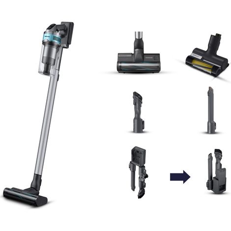 Samsung VS20B75AGR1 aspirateur de table Noir, Couleur menthe Sans sac