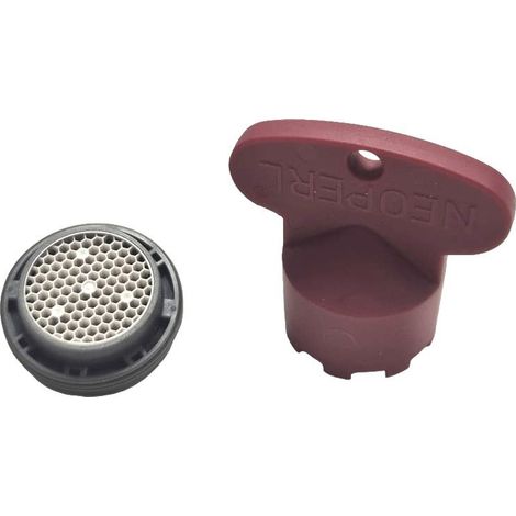 Aeratore di ricambio slim con chiave di smontaggio M24 x 1 Fratelli Frattini R0206200  Aeratore