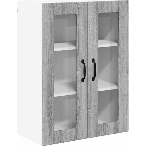 Meubles de Rangement,Armoire de cuisine avec étagère Gris Sonoma 60 x 31 x 80 cm CFW567126 (1/5)