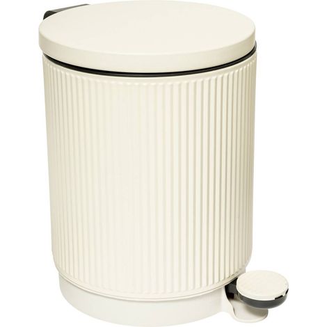 Cestino per rifiuti onyx 5l lino - 5five (1/5)
