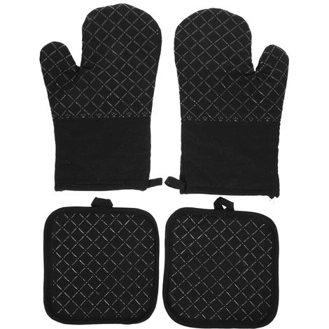 de cuisine OUNONA en silicone et coton résistants à la (1/5)