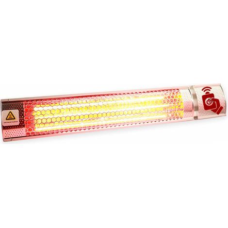 Estufa de Fibra de Carbono para Exteriores 2000W con Control Remoto Bricoprofesional (1/5)