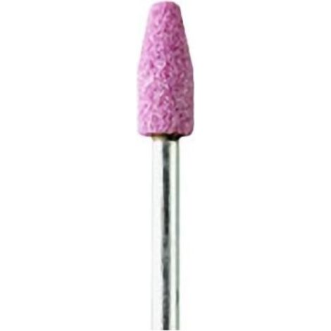 PG - CONFEZIONE 2 PEZZI - MINI MOLE ABRASIVE A RUBINO Ø6x12MM - CILINDRICA CON PUNTA SQUADRATA