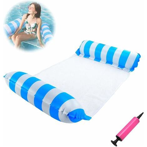 Matelas gonflable Piece Net, hamac aquatique multifonctionnel, flotteur ultraléger portable-AquaForge (1/5)