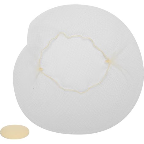 144 Bonnets Jetables en Nylon pour Salon - Filet Capillaire Respirant pour Coloration et Soins - Couleur Beige (1/5)