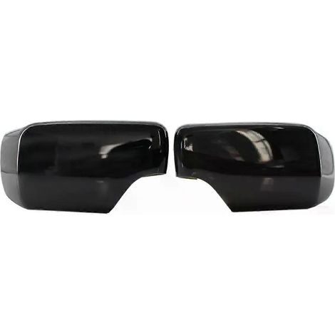 Paar Außenspiegelkappen für BMW E46/E39 3er/5er Reihe (1998–2005), Schwarz glänzend, Teilenummer 51168238375, Teilenummer 51168238376JXLGV (1/5)