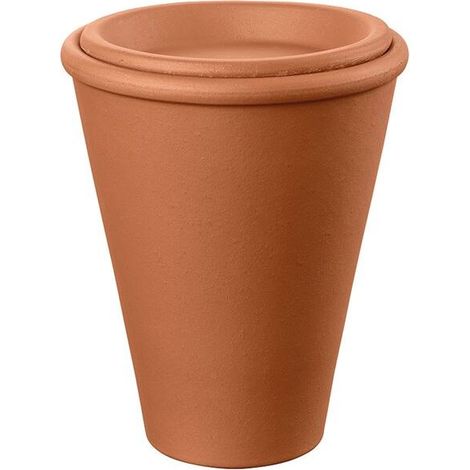 Système d'irrigation en terre cuite Aquado 15 cm – Résistant au gel – Poreux – Économie d'eau jusqu'à 70% – Volume 0.8L – Coloris terre rouge – (1/3)