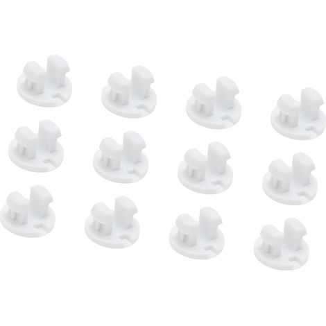 Rails de cache-câbles bouton-pression blanc inférieurs boutons (1/5)