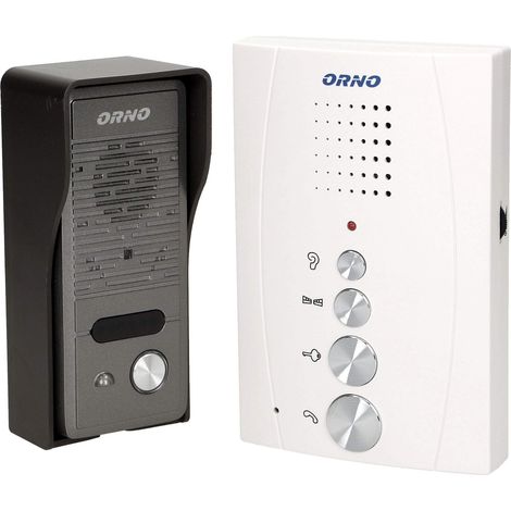 Orno Domofon OR-DOM-RE-914 Bianco Interfono audio residenziale (1/4)