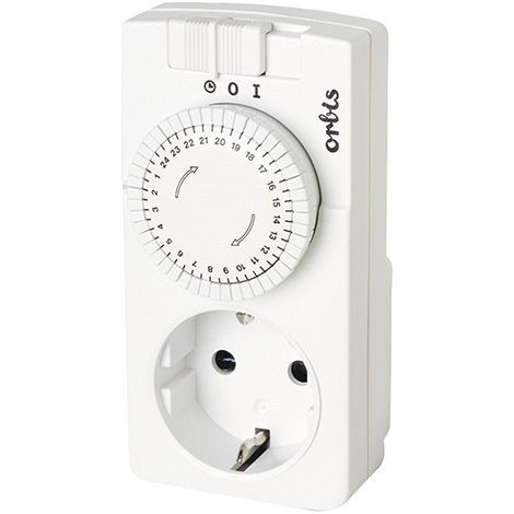 ORBIS OB162232 Interruptor horario analógico enchufable DOMO D 230V