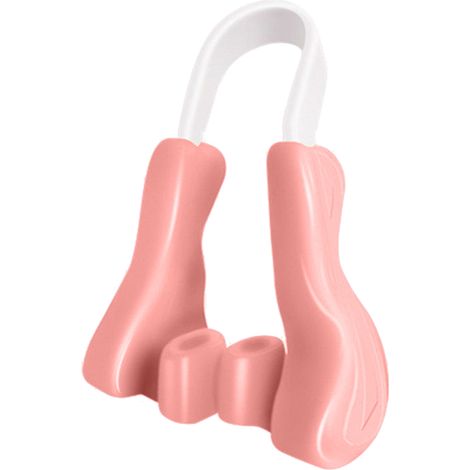Redresseur de Nez en Silicone Doux pour la Nuit - Correcteur de Pont Nasal Rose (1/5)